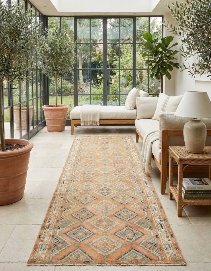 Detail image of 3' 3 x 7' 11 Hamedan Rug