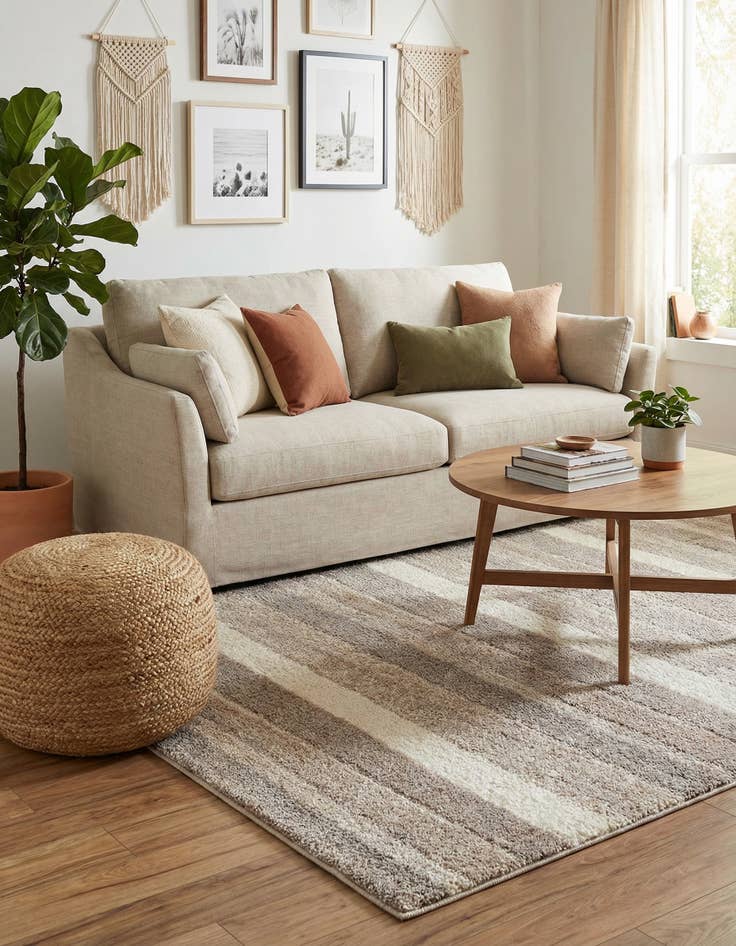 Detail image of  5' x 8' Sepia Rug