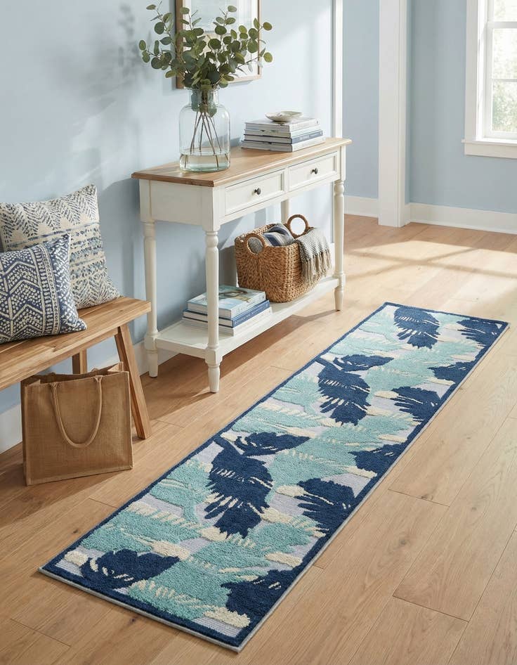 Detail image of 2' x 10'  Washable Aruba Indoor / Outdoor Runner Rug