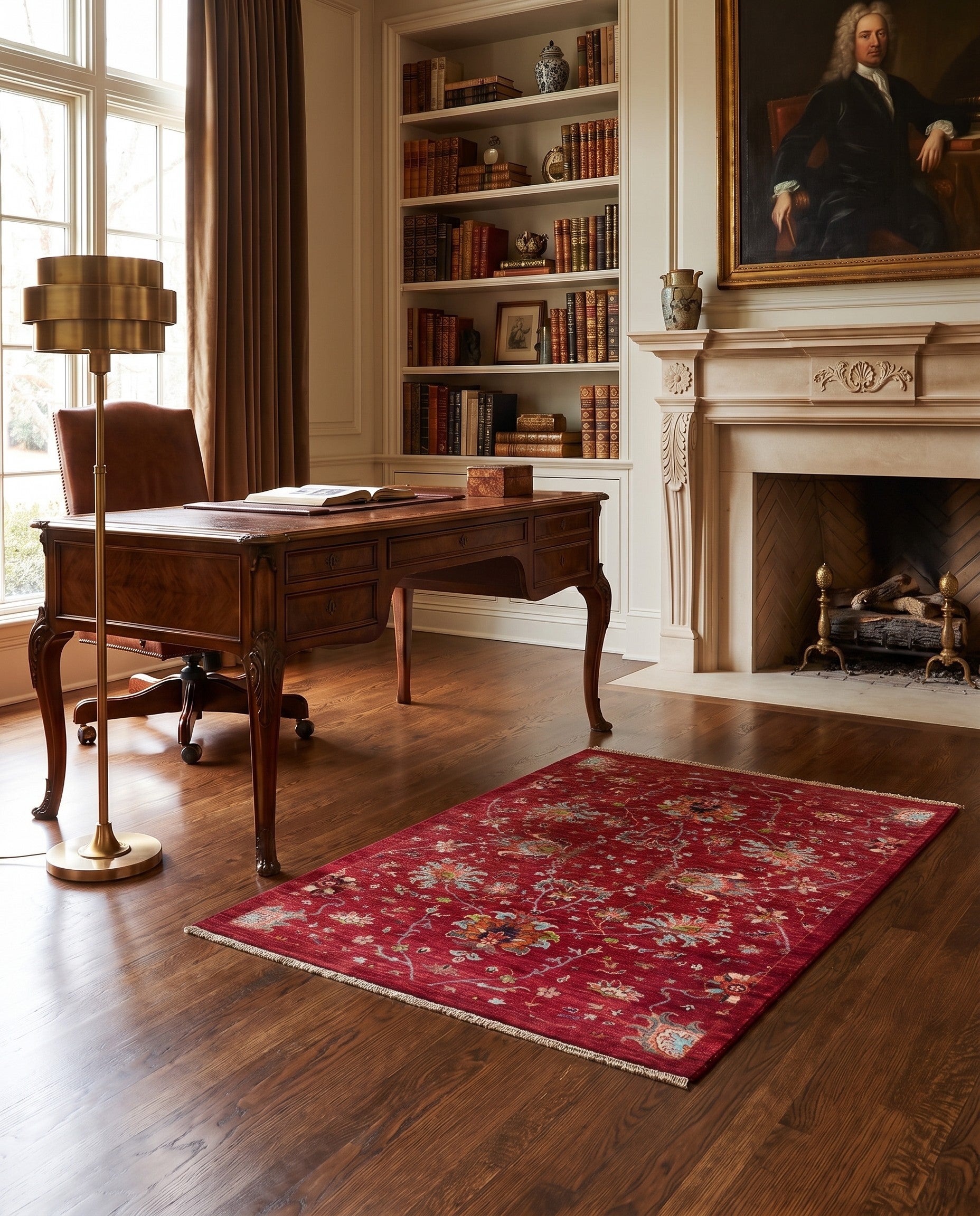 4' 3 x 5' 11 Hand Knotted Ariana Ziegler Rug