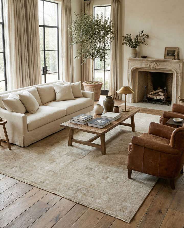 9' 7 x 12' 2 Hand Knotted Ultra Vintage Persian Wool Rug