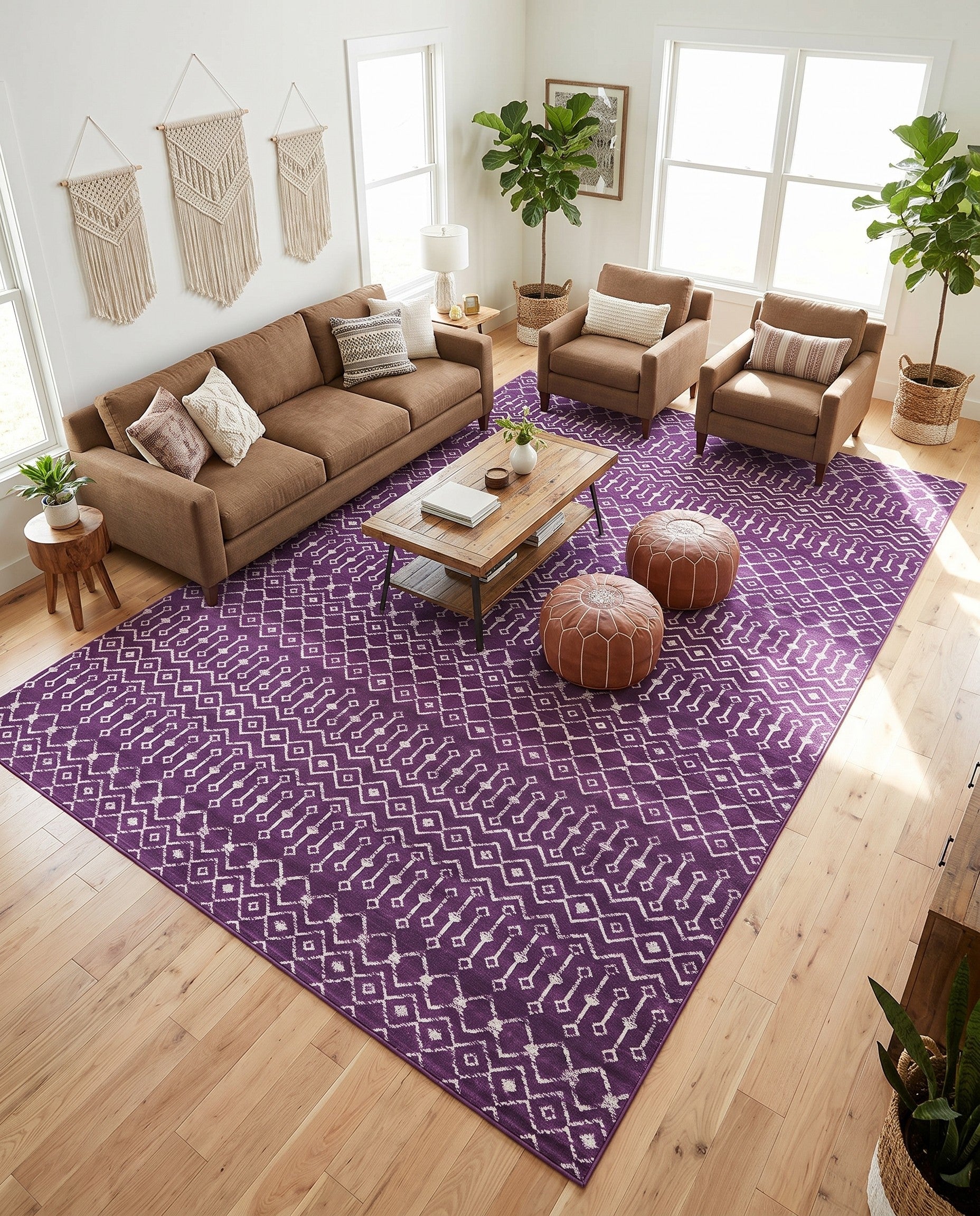 Violet Kasbah Trellis Rug