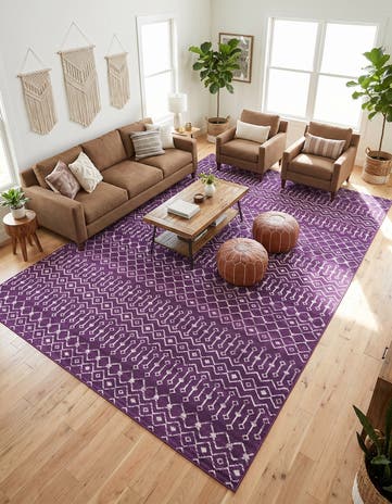 Violet Kasbah Trellis Rug