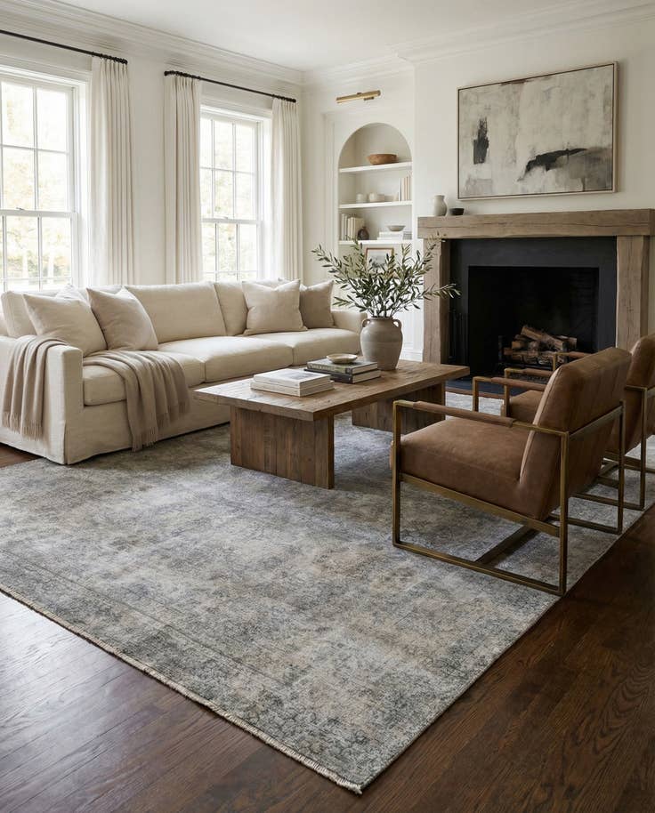 Detail image of 8' x 10' 7 Hand Knotted Ultra Vintage Persian Wool Rug