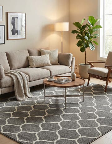 7' 10 x 11' Trellis Frieze Rug