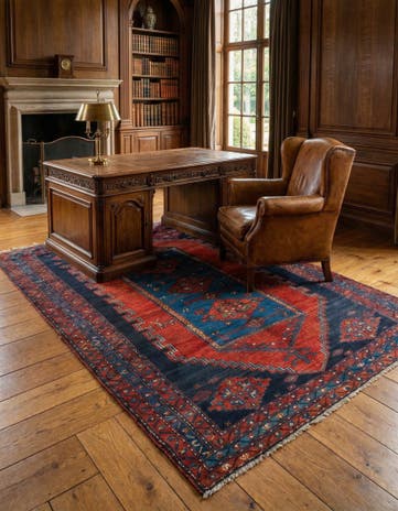 5' 7 x 8' Kazak Wool Rug