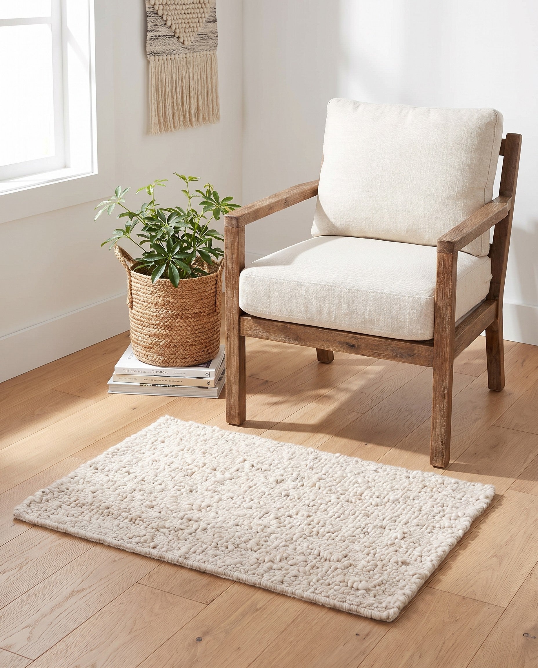 2' 1 x 3' 1 Hand Knotted Moroccan Wool Rug