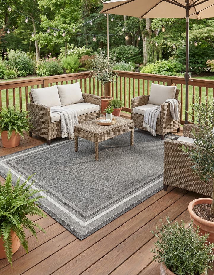 9' x 12' Easy-Clean Border Indoor / Outdoor...