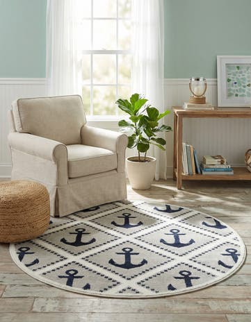 4' 1 x 4' 1 Sydney Round Rug