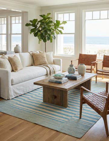 5' 8 x 7' 8 Hand Woven Kilim Modern Wool Rug