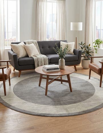 Jill Zarin 8' x 8' Uptown Yorkville Round Rug