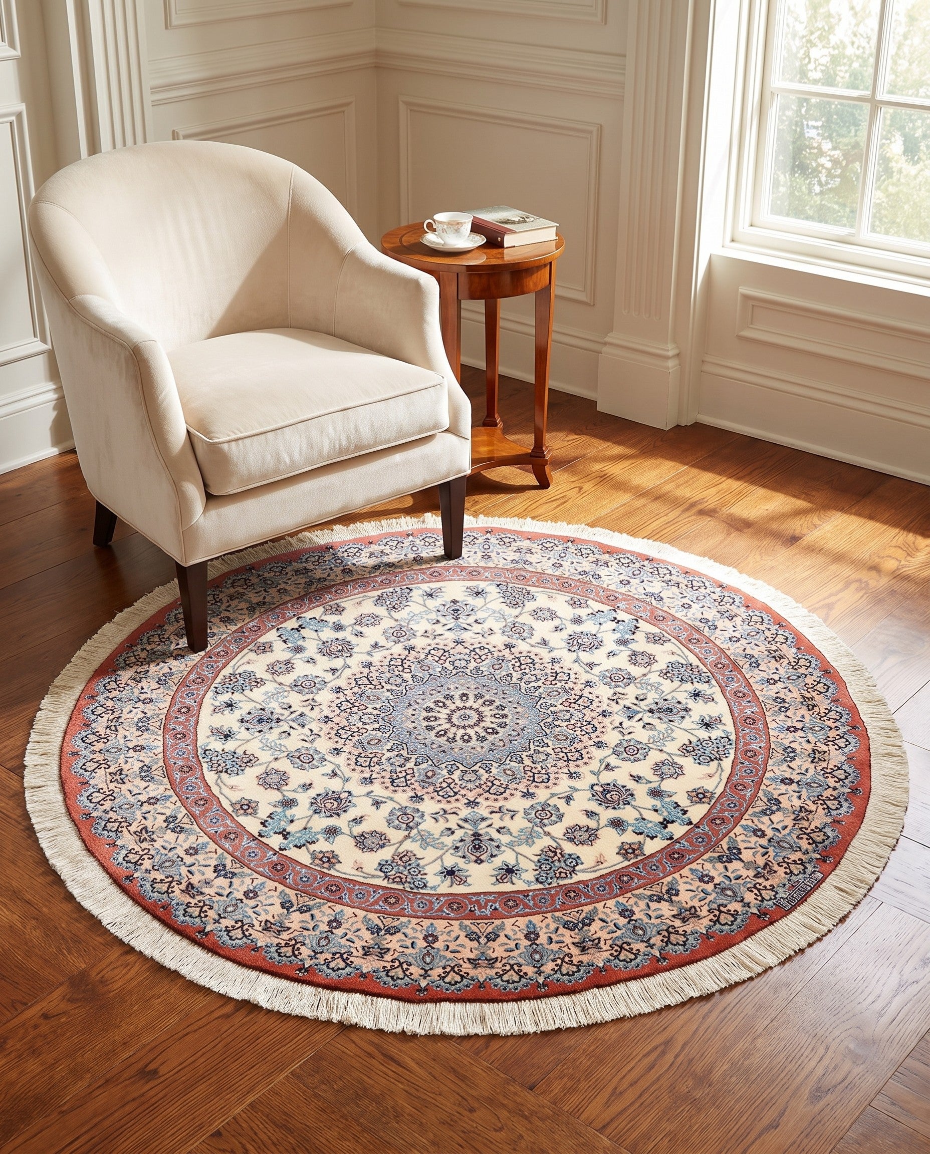 5' 3 x 5' 3 Nain Round Rug