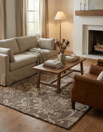 5' x 8' Agra Wool Rug