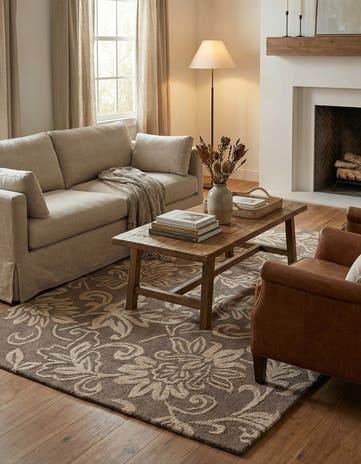 5' x 8' Agra Wool Rug