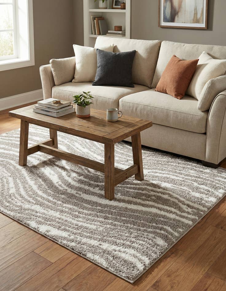 Detail image of  4' x 6' Sepia Rug