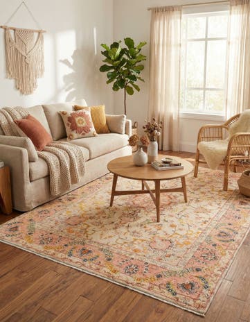 Ivory and Gold Boutique Rug