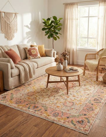 Ivory and Gold Boutique Rug