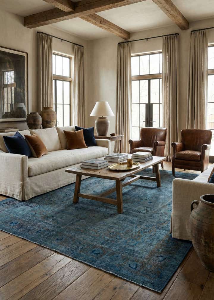 9' 7 x 12' 8 Hand Knotted Ultra Vintage Persian Wool Rug