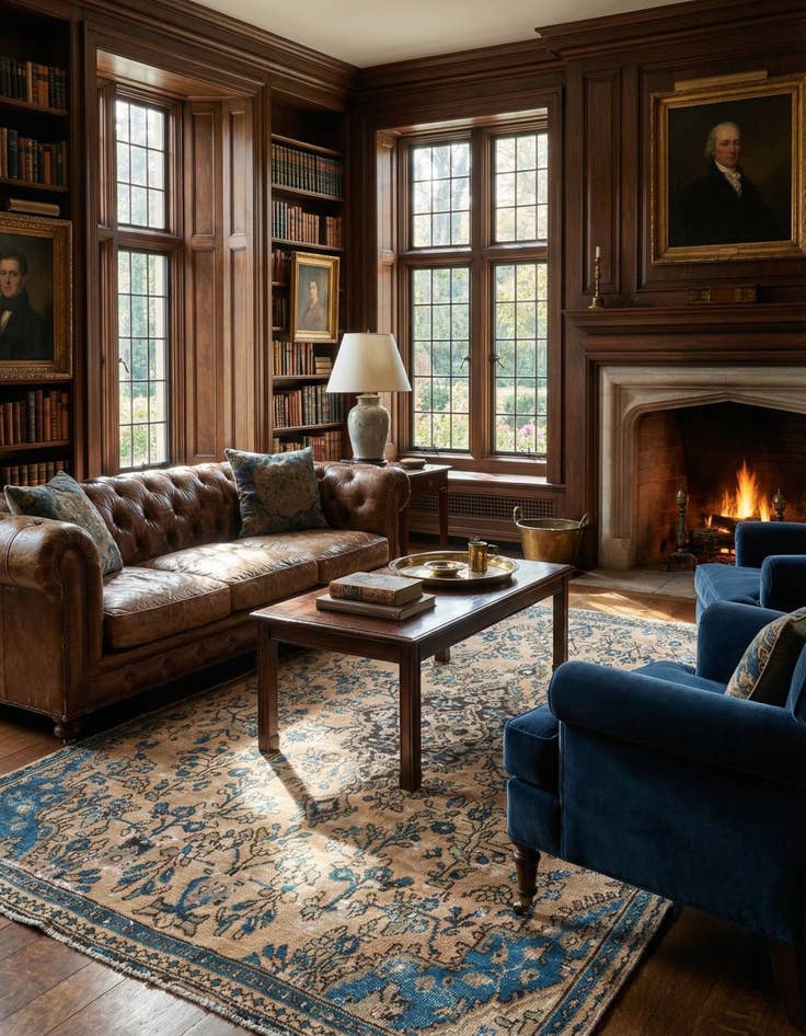 Detail image of 5' 7 x 8' 2  Hand Knotted Ultra Vintage Persian Wool Rug