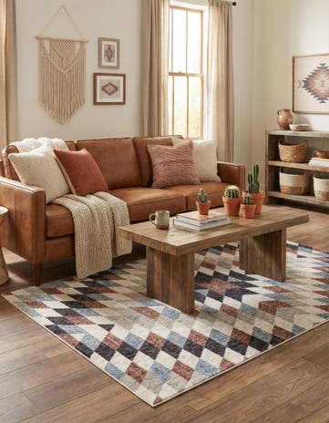 5' 3 x 8' Eco Southwestern Rug