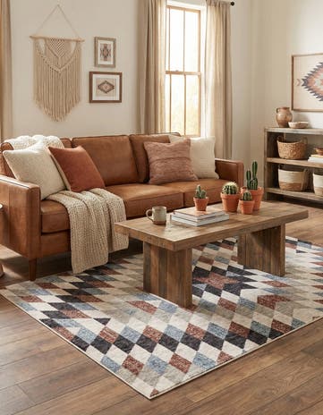 5' 3 x 8' Eco Southwestern Rug