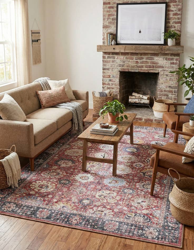 Detail image of 5' 1 x 8' Timeless Rug