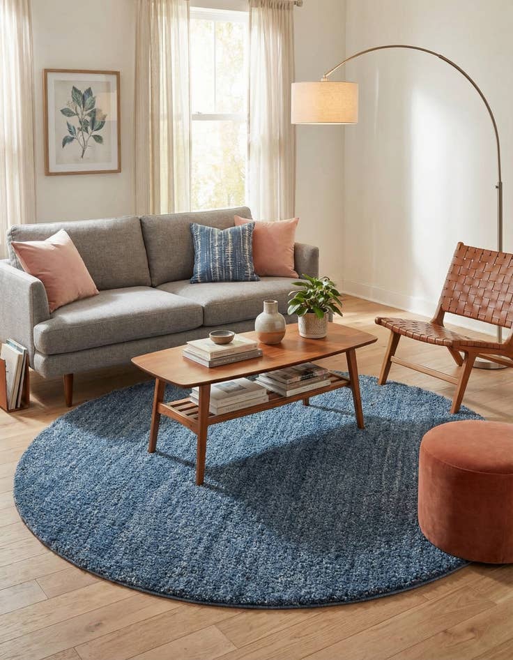 Detail image of 10' x 10' Jill Zarin Shaggy Chic Round Rug