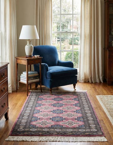 2' 7 x 3' 10 Hand Knotted Bokhara Rug