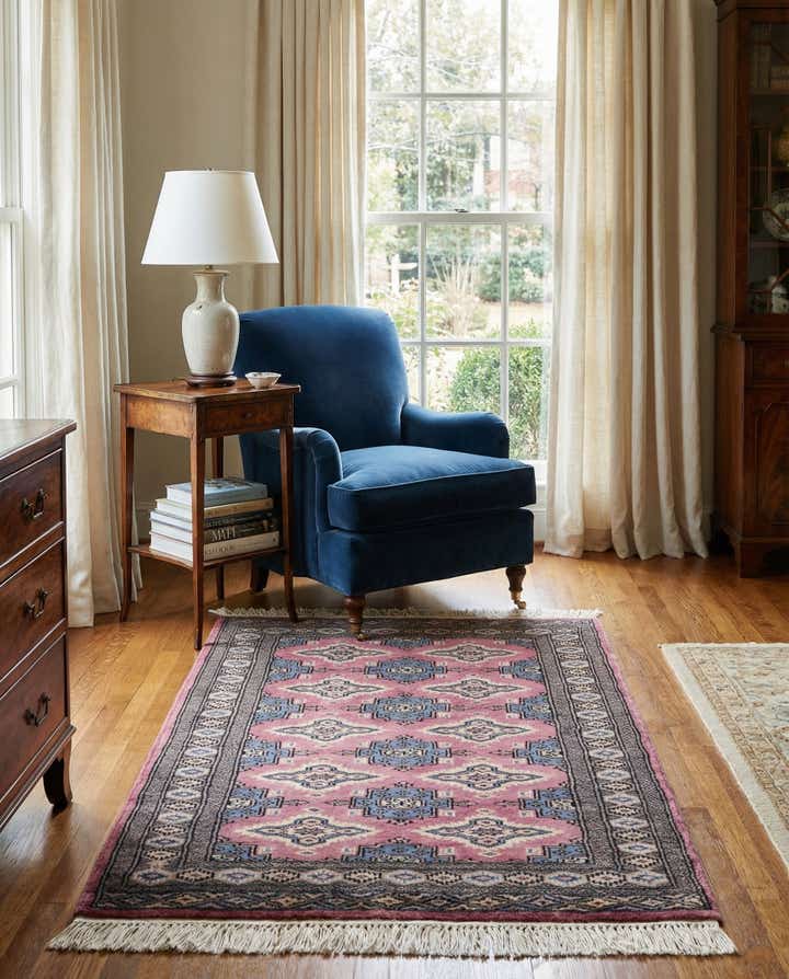 2' 7 x 3' 10 Hand Knotted Bokhara Rug