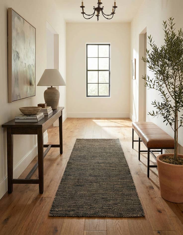 Detail image of 2' 5 x 7' 9 Juma Wool Runner Rug