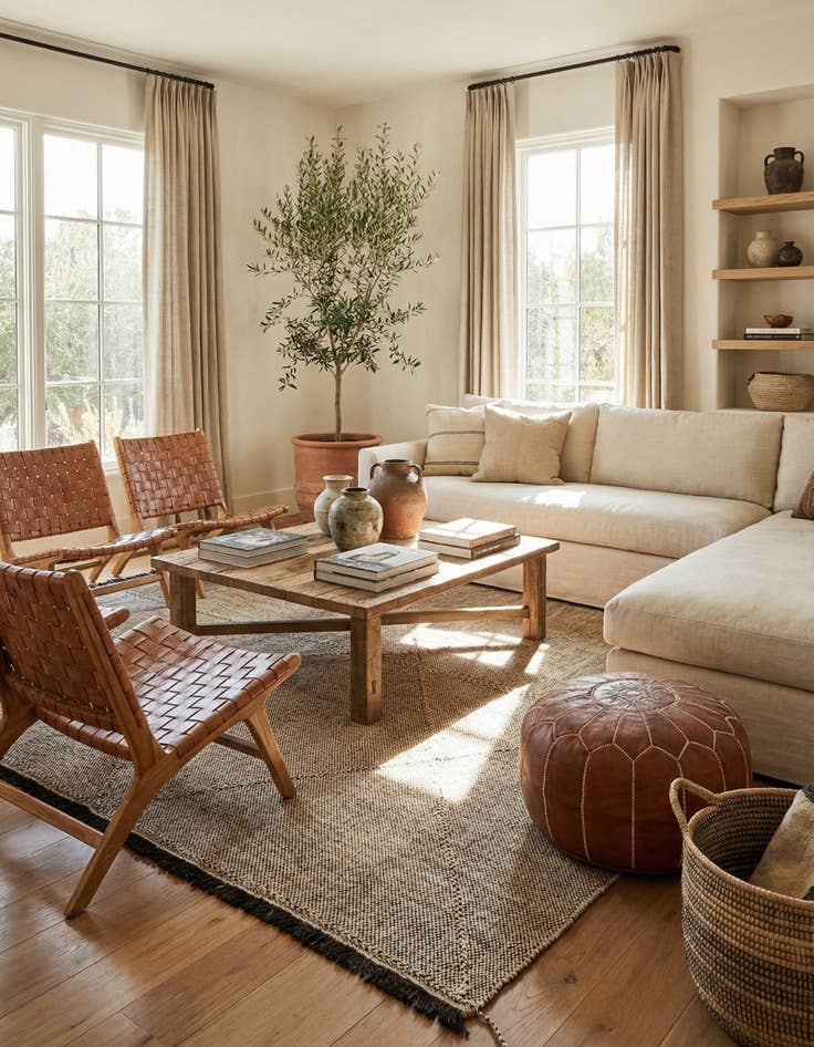 Detail image of 8' 4 x 9' 4  Hand Knotted Moroccan Wool Rug