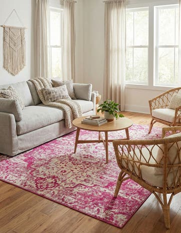 Pink Amulet Rug