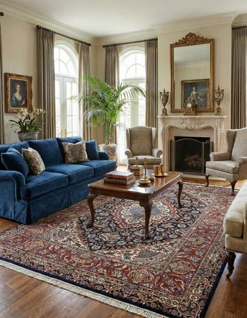 6' 6 x 9' 7 Kashmar Wool Rug