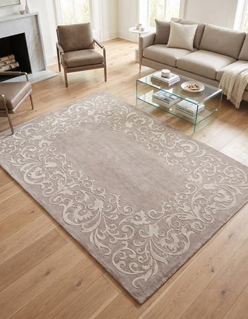 5' 7 x 7' 10 Hand Knotted Darya Wool Rug