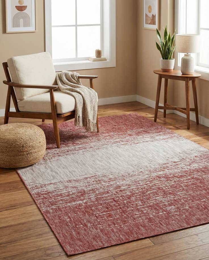 Detail image of 4' x 6' Easy-Clean Modern Indoor / Outdoor Rug