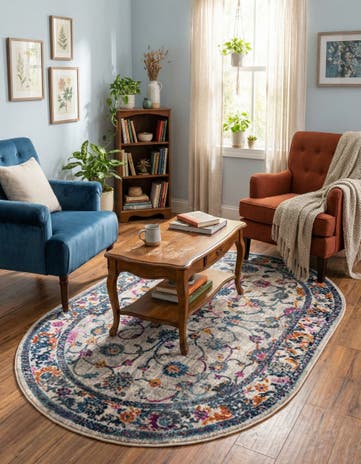 3' 7 x 5' 3 Budapest Oval Rug