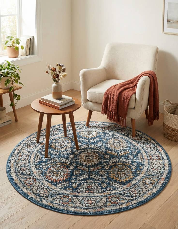 Detail image of  3' 3 x 3' 3 Nyla Round Rug