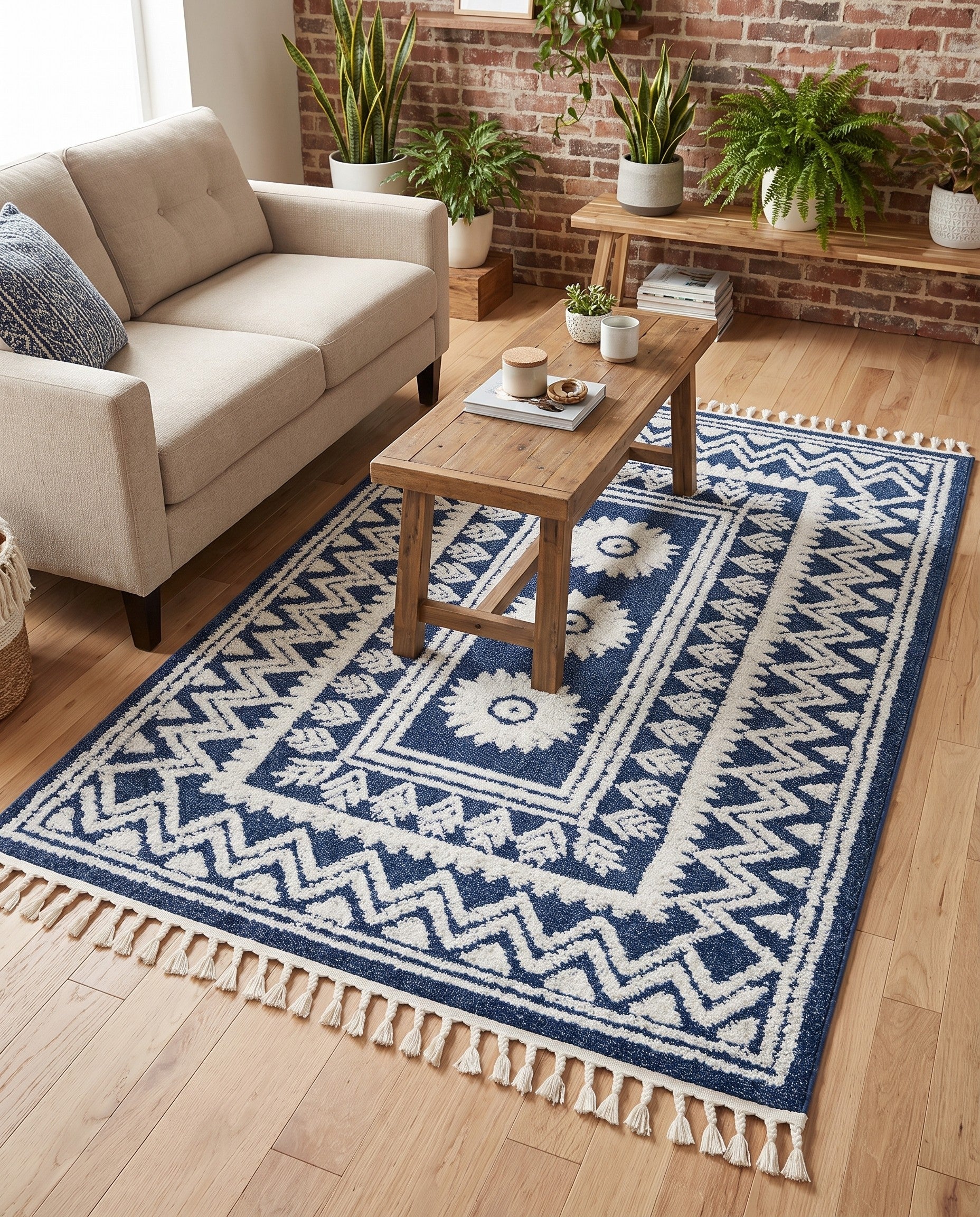 5' 3 x 8' Boho Rug