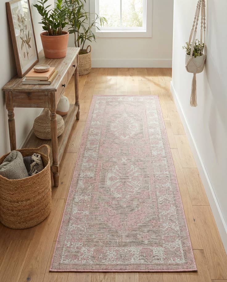 Detail image of 2' x 6' Easy-Clean Traditional Indoor / Outdoor Runner Rug