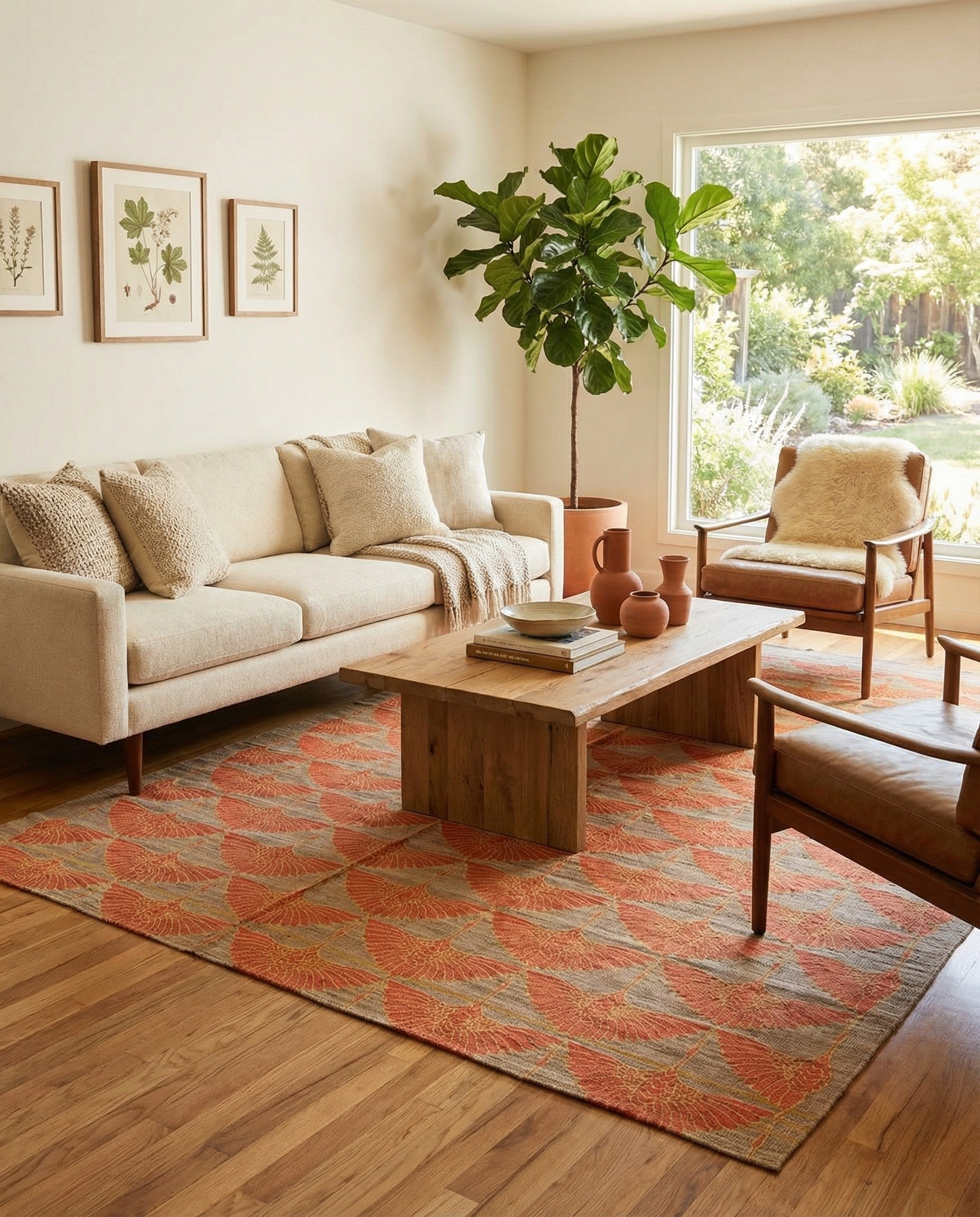 195cm x 290cm Tejido a mano Kilim Modern Alfombra Lana