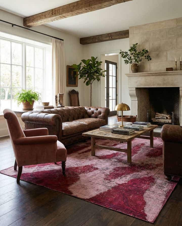 5' x 7' Hand Knotted Ultra Vintage Persian Wool Rug