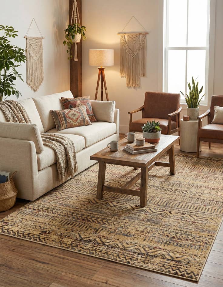 Detail image of 6' x 9' Saturn Rug