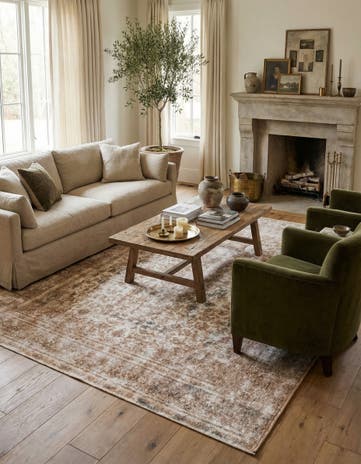 9' 9 x 12' 5 Hand Knotted Ultra Vintage Persian Wool Rug