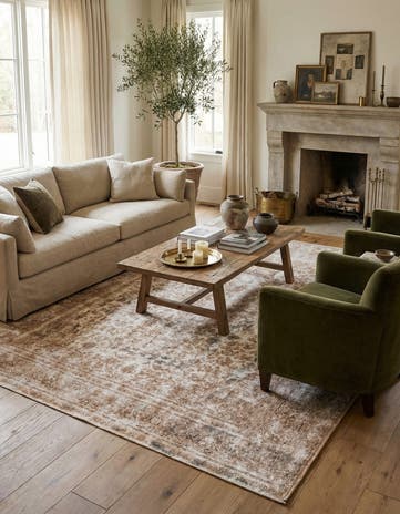 9' 9 x 12' 5 Hand Knotted Ultra Vintage Persian Wool Rug