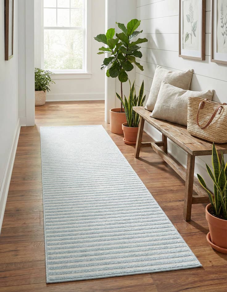 Detail image of 2' 7 x 10' Easy-Clean Sabrina Soto Indoor / Outdoor Runner Rug