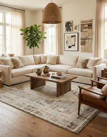 8' 5 x 12' Hand Knotted Moroccan Wool Rug