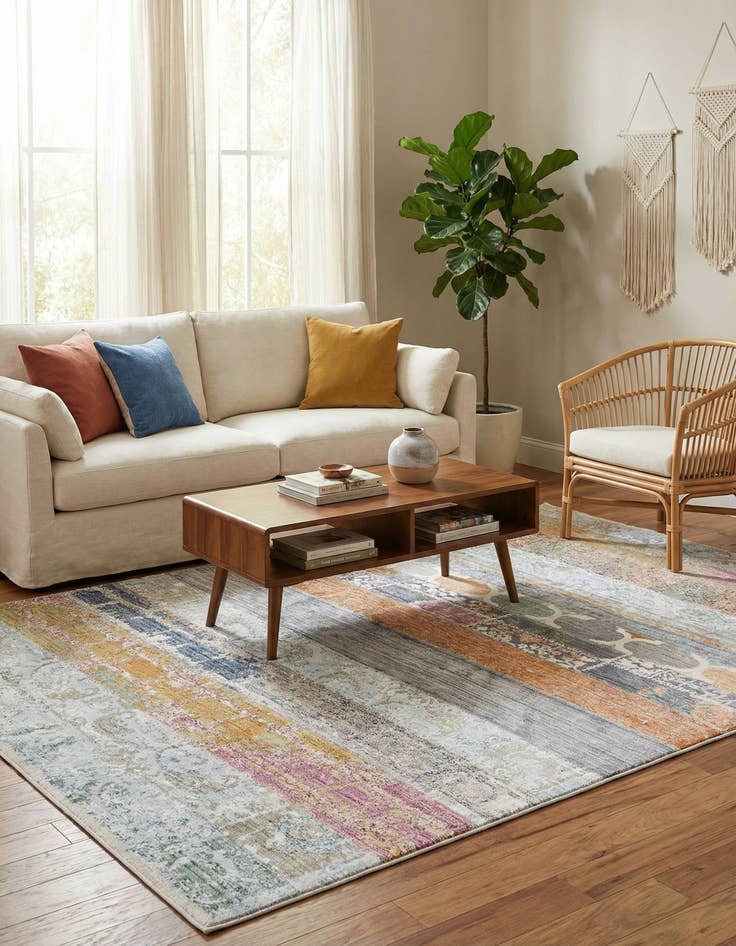 Detail image of  5' 3 x 7' 7 Noble Rug