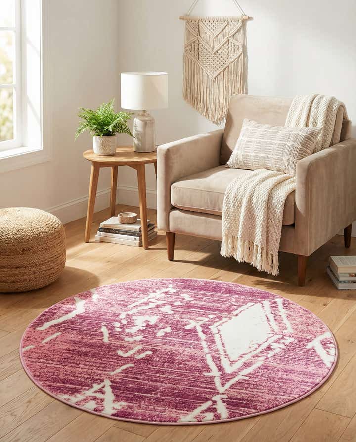 Jill Zarin 3' x 3' Uptown Carnegie Hill Round Rug