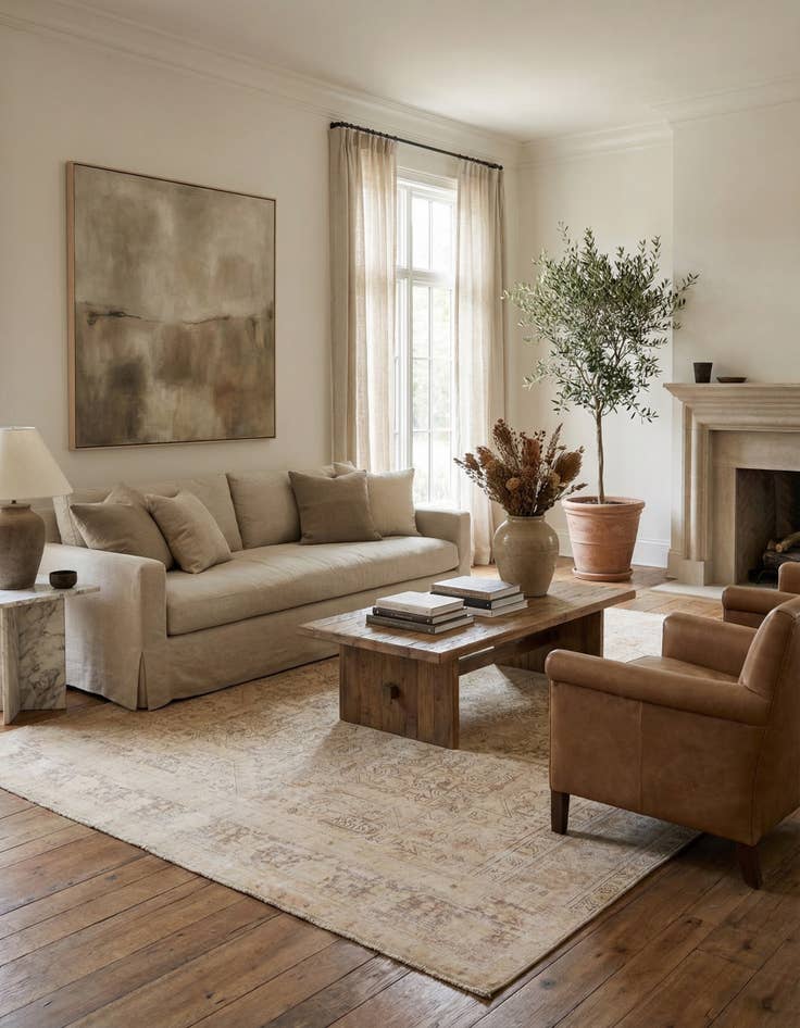 Detail image of 9' 3 x 12' 3  Hand Knotted Ultra Vintage Persian Wool Rug