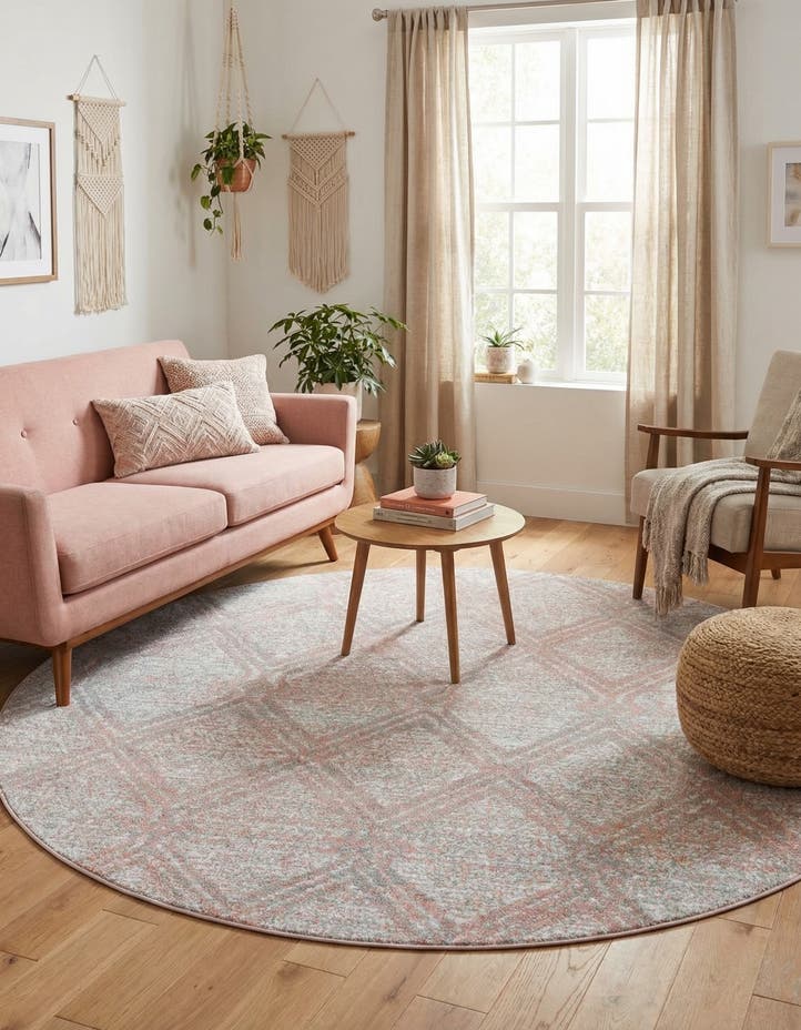5' 3 x 5' 3 Kamala Washable Round Rug
